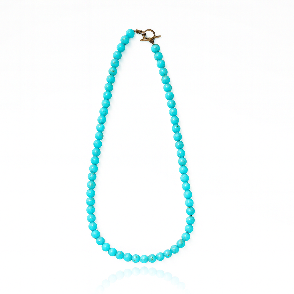 Collana in pietra naturale - turchese celeste | Scopri su Clorophilla Shop