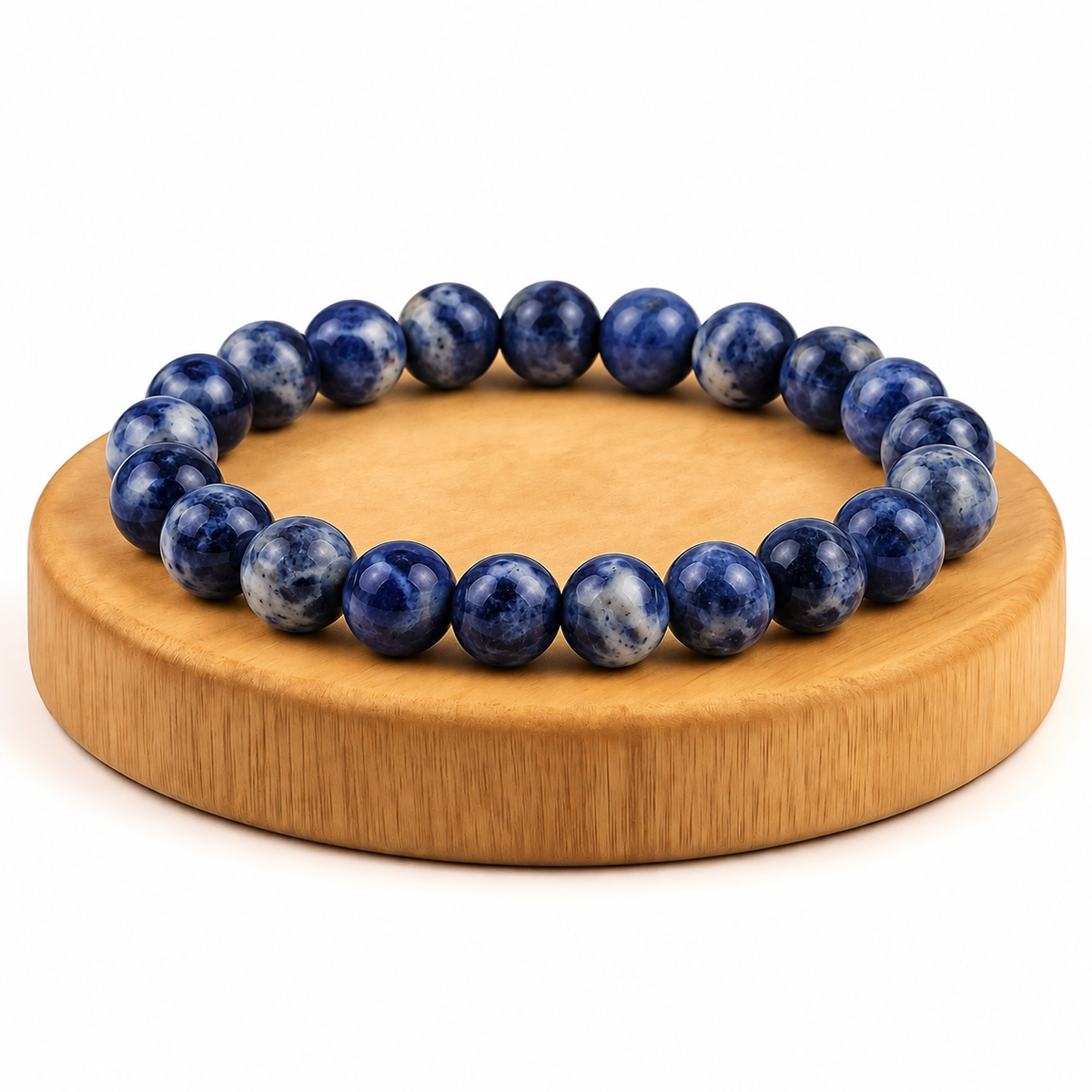 BRACCIALE IN SODALITE - Chiarezza mentale, equilibrio emotivo e intuizione