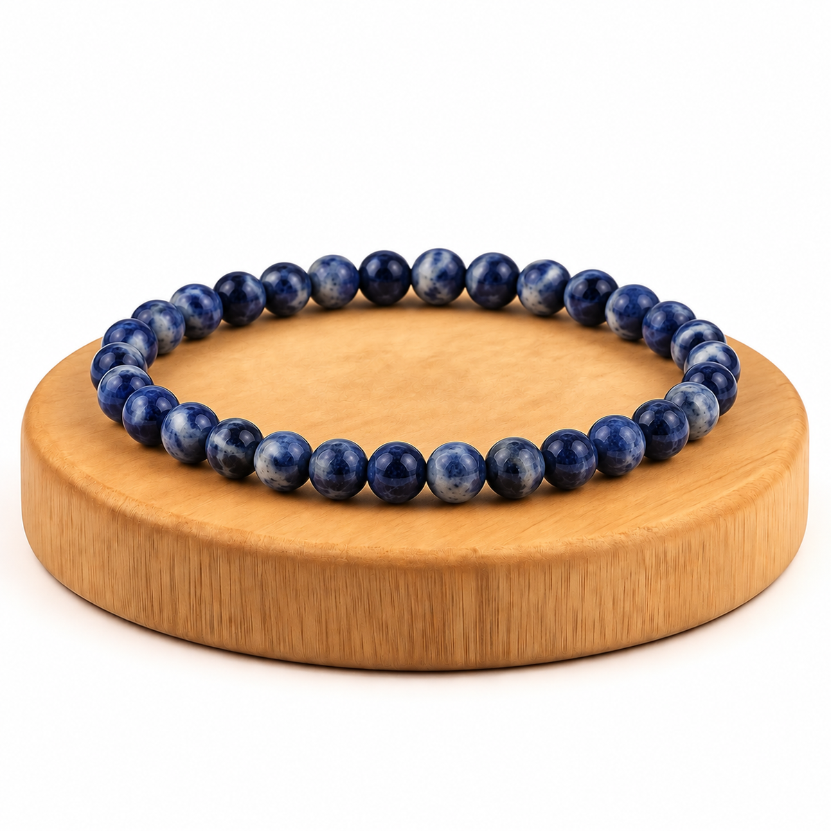 BRACCIALE IN SODALITE - Chiarezza mentale, equilibrio emotivo e intuizione