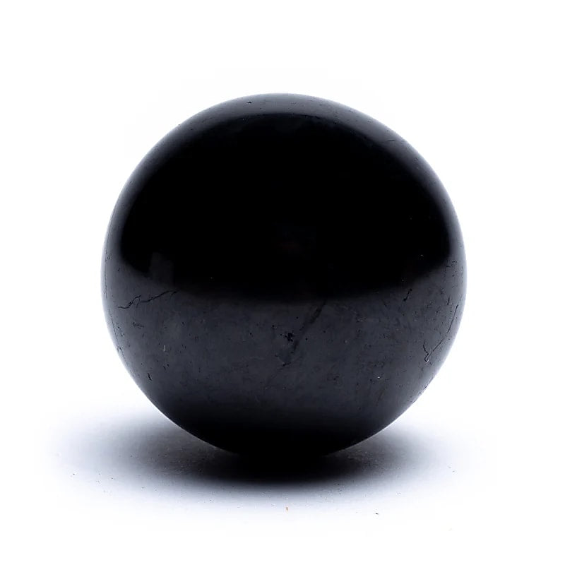 Sfera Feng Shui in Shungite Pietra Naturale - Proprietà assorbenti e antibatteriche - Cristalloterapia | Scopri su Clorophilla Shop