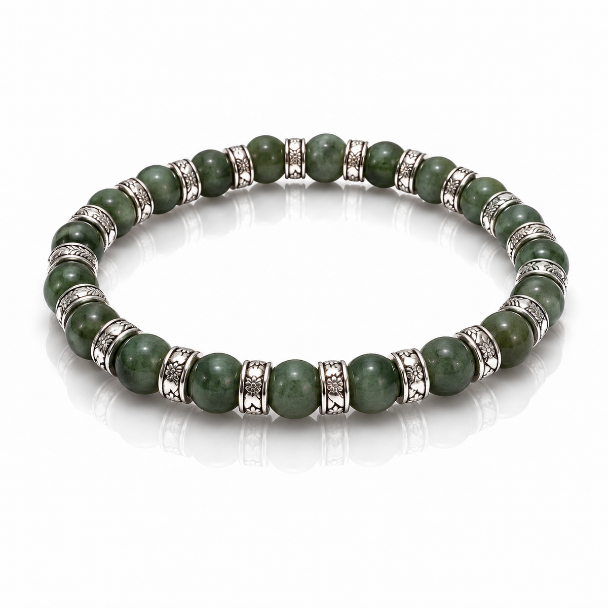 Bracciale in Giada Xiuyi Elastico New Design – Fortuna e armonia