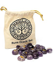 RUNE IN AMETISTA - Sacchetto di cotone | Scopri su Clorophilla Shop