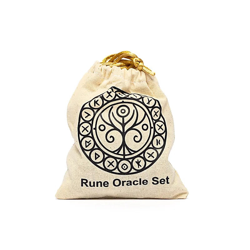 RUNE IN AMETISTA - Sacchetto di cotone | Scopri su Clorophilla Shop