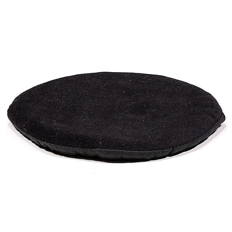Cuscino per Campana Tibetana piatto nero - 15cm | Scopri su Clorophilla Shop
