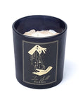 Love Spell Candela con pietre di Quarzo Rosa - Rosa e Peonia | Scopri su Clorophilla Shop