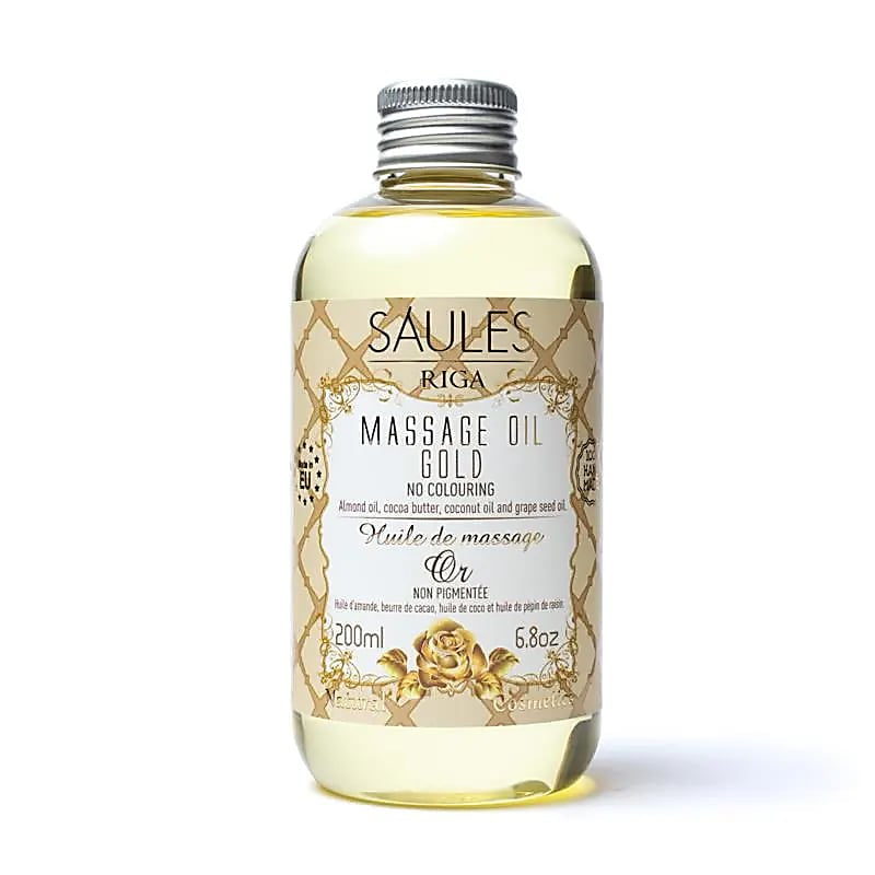 Saules Fabrika Olio da massaggio naturale Gold - Lenitivo e Rigenerante | Scopri su Clorophilla Shop