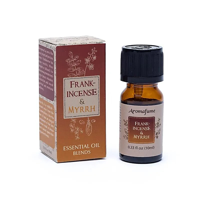 Aromafume FRANKINCENSE &amp; MYRRH Olio Essenziale Resina di Franchincenso e Mirra 100% Naturale - 10ml | Scopri su Clorophilla Shop