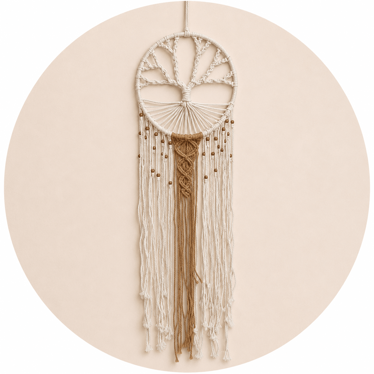 ACCHIAPPASOGNI ALBERO DELLA VITA BIANCO - Diametro 30cm - Clorophilla Shop