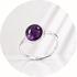 ANELLO CON AMETISTA IN ARGENTO 925 - Calma e rilassamento - Clorophilla Shop