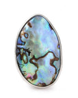 ANELLO CON CONCHIGLIA DI ABALONE - Calma interiore - Clorophilla Shop