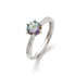 ANELLO CON MOISSANITE IN ARGENTO 925 - Chiarezza mentale e determinazione - Clorophilla Shop
