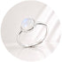 ANELLO CON PIETRA DI LUNA IN ARGENTO 925 - Equilibrio emotivo - Clorophilla Shop