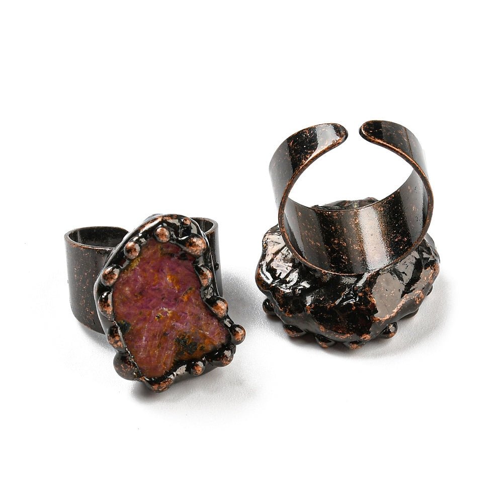ANELLO CON RUBINO - Vitalità, passione e forza interiore - Clorophilla Shop