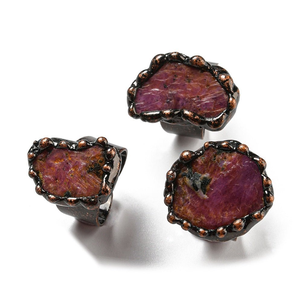 ANELLO CON RUBINO - Vitalità, passione e forza interiore - Clorophilla Shop