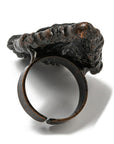 ANELLO CON TORMALINA NERA GREZZA - Protezione e schermatura - Clorophilla Shop