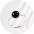 ANELLO CON TORMALINA NERA IN ARGENTO 925 - Protezione e schermatura - Clorophilla Shop