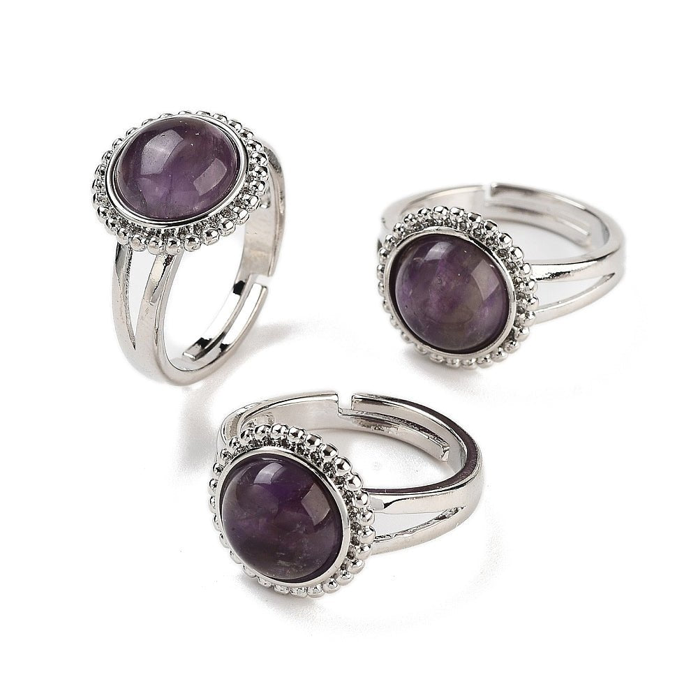 ANELLO IN AMETISTA - Calma e rilassamento - Clorophilla Shop