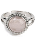 ANELLO IN QUARZO ROSA - Amore e armonia - Clorophilla Shop
