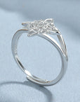 Anello Nodo della Strega in Argento 925 regolabile – Protezione e Forza Interiore - Clorophilla Shop