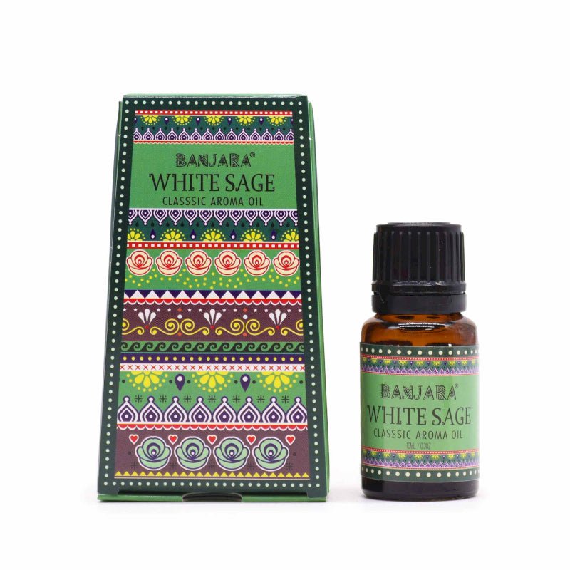 BANJARA OLIO AROMATICO PER DIFFUSIONE - Salvia bianca - Clorophilla Shop