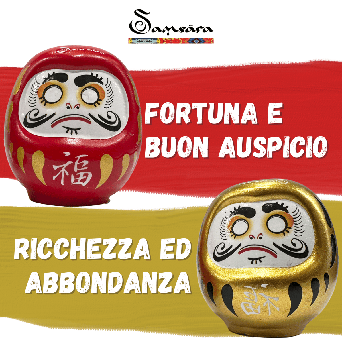 Bomboniere Daruma amuleto Giapponese - LEGGI DESCRIZIONE - 10pz - Clorophilla Shop