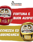 Bomboniere Daruma amuleto Giapponese - LEGGI DESCRIZIONE - 10pz - Clorophilla Shop