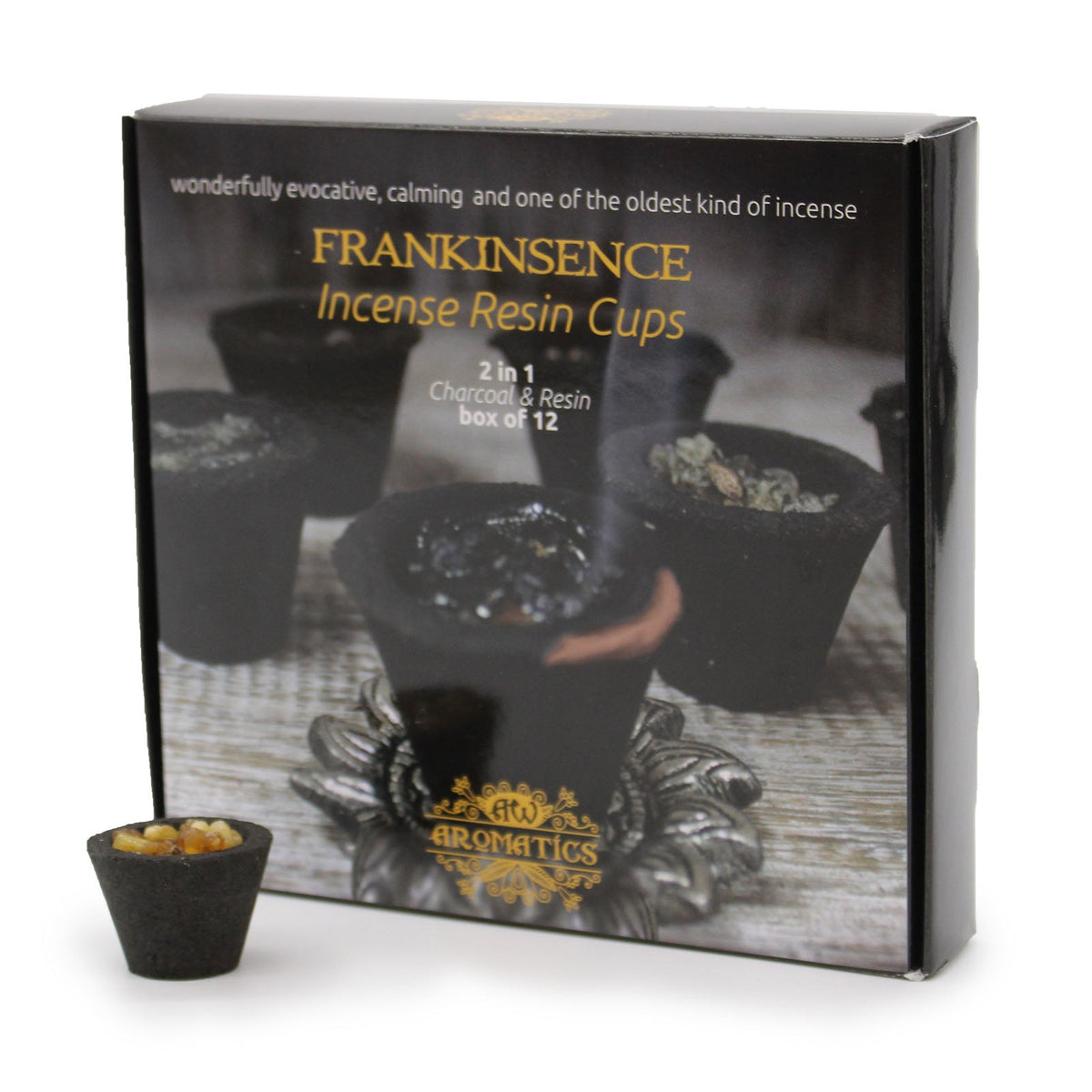 BOX 12 RESINE IN COPPINO DI CARBONCINO - Frankincense - Clorophilla Shop