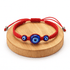 BRACCIALE AMULETO NAZAR "Occhio del Diavolo"- Rosso - Clorophilla Shop