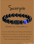Bracciale astrologico perle naturali con segno zodiacale oroscopo - 12 costellazioni - Clorophilla Shop