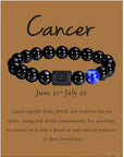 Bracciale astrologico perle naturali con segno zodiacale oroscopo - 12 costellazioni - Clorophilla Shop