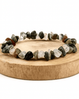 BRACCIALE CHIPS IN AGATA INDIANA - Equilibrio ed evoluzione interiore - Clorophilla Shop