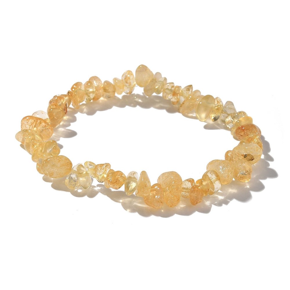 Bracciale Chips in Citrino – Abbondanza e Positività - Clorophilla Shop