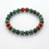 BRACCIALE COMBO IN PIETRE NATURALI - Turchese Africano e Diaspro Rosso - Clorophilla Shop