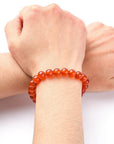 BRACCIALE CORNIOLA - Controllo del flusso energetico e bilanciamento - Clorophilla Shop