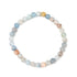 Bracciale Elastico in Acquamarina Naturale - serenità e comunicazione - Clorophilla Shop