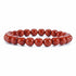 BRACCIALE ELASTICO IN DIASPRO ROSSO - Energia e vitalità - Clorophilla Shop