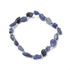 Bracciale Elastico in Pepite di Tanzanite - chiarezza mentale e serenità - Clorophilla Shop