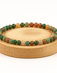 BRACCIALE IN AGATA INDIANA - Equilibrio ed evoluzione interiore - Clorophilla Shop