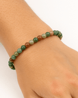 BRACCIALE IN AGATA INDIANA - Equilibrio ed evoluzione interiore - Clorophilla Shop
