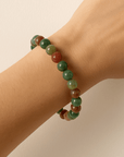 BRACCIALE IN AGATA INDIANA - Equilibrio ed evoluzione interiore - Clorophilla Shop