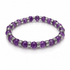 BRACCIALE IN AMETISTA elastico new design - Ansia e stress - Clorophilla Shop
