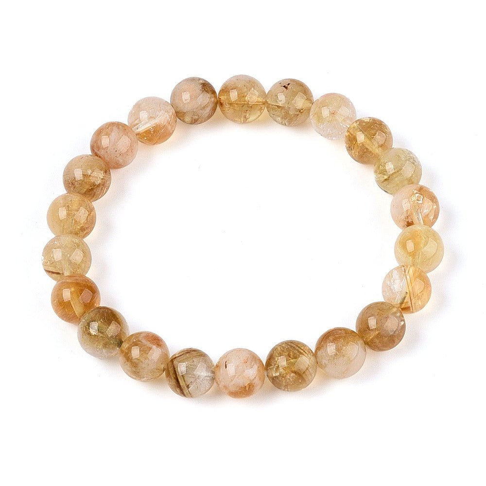 Bracciale in Citrino Naturale – Abbondanza e Prosperità - Clorophilla Shop