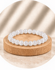 BRACCIALE IN CRISTALLO DI ROCCA - Chiarezza mentale ed equilibrio - Clorophilla Shop