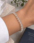 BRACCIALE IN CRISTALLO DI ROCCA - Chiarezza mentale ed equilibrio - Clorophilla Shop