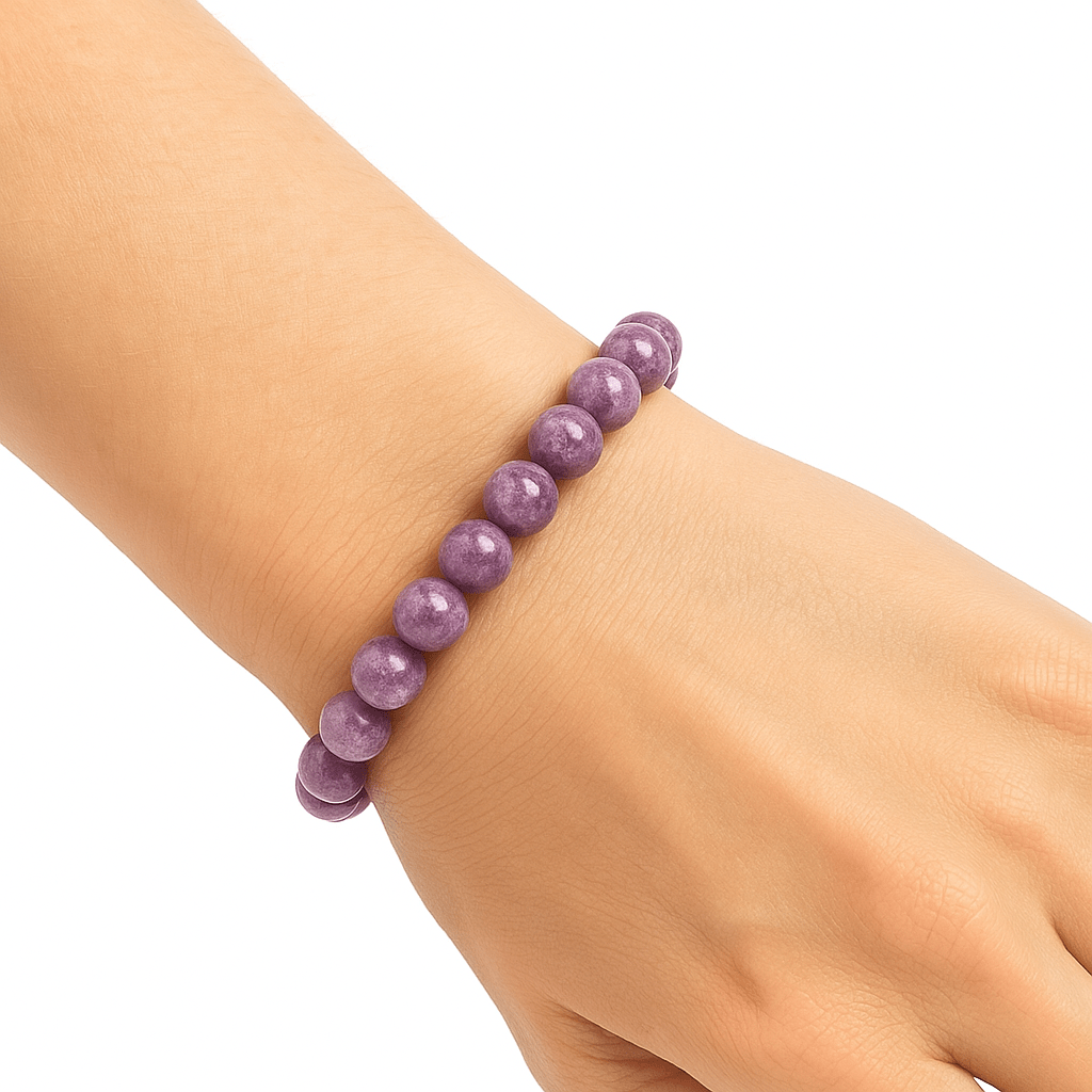 BRACCIALE IN LEPIDOLITE - Pace interiore - Clorophilla Shop