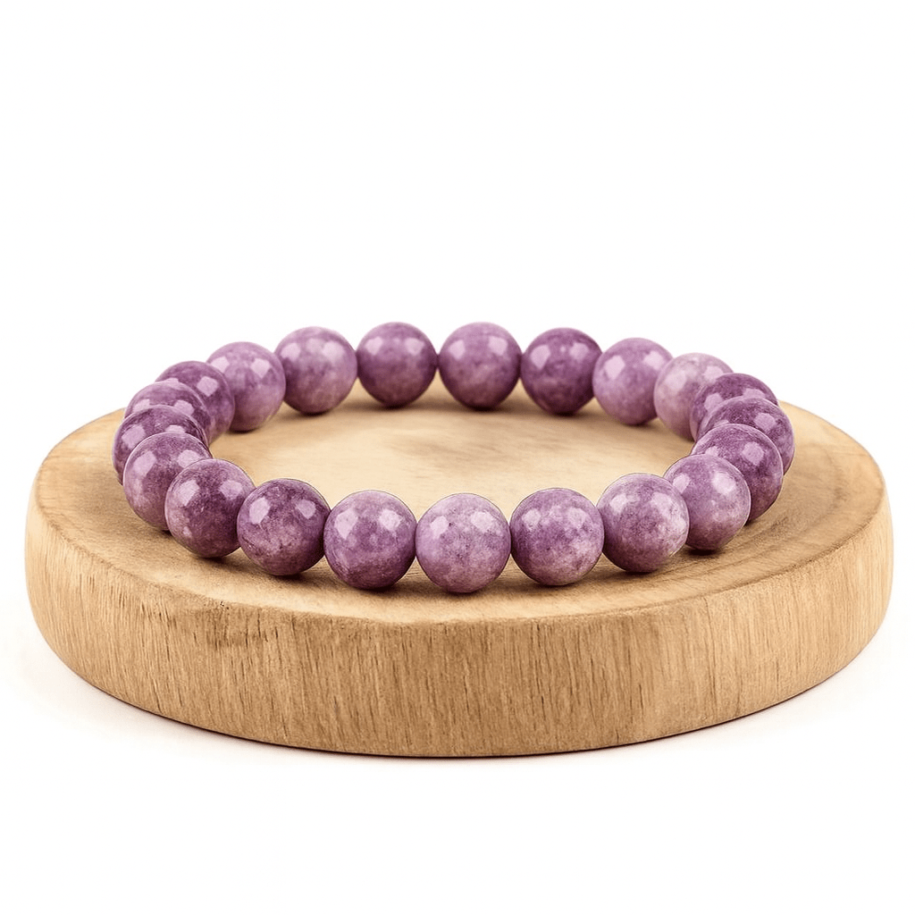 BRACCIALE IN LEPIDOLITE - Pace interiore - Clorophilla Shop