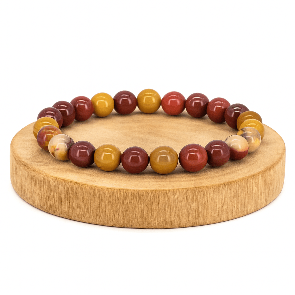BRACCIALE IN MOKAITE - Energia e vitalità - Clorophilla Shop