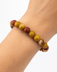 BRACCIALE IN MOKAITE - Energia e vitalità - Clorophilla Shop
