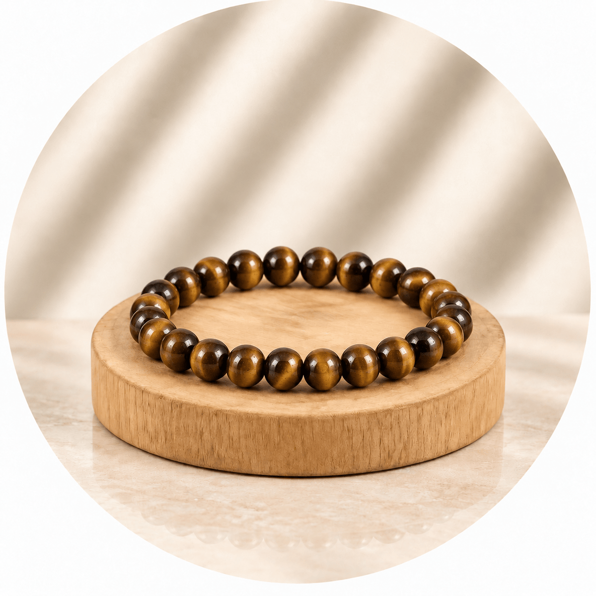 BRACCIALE IN OCCHIO DI TIGRE - Coraggio, forza e protezione - Clorophilla Shop
