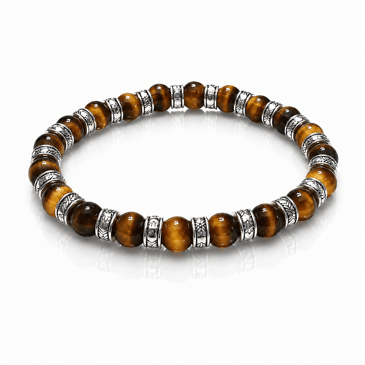 Bracciale in Occhio di Tigre Elastico New Design – Forza e Sicurezza - Clorophilla Shop